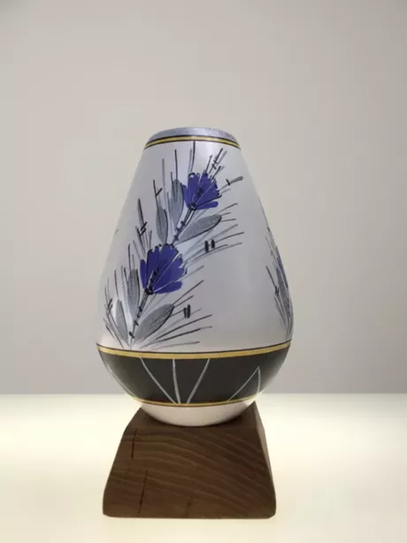 Cora 1950 III Handbeschilderde vaas III